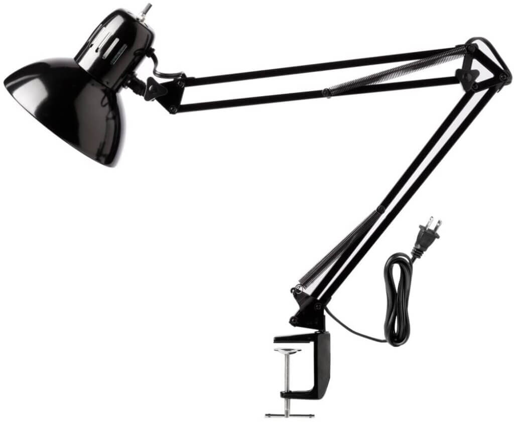 Adjustable Bulb Style Desk Lamp with Clamp