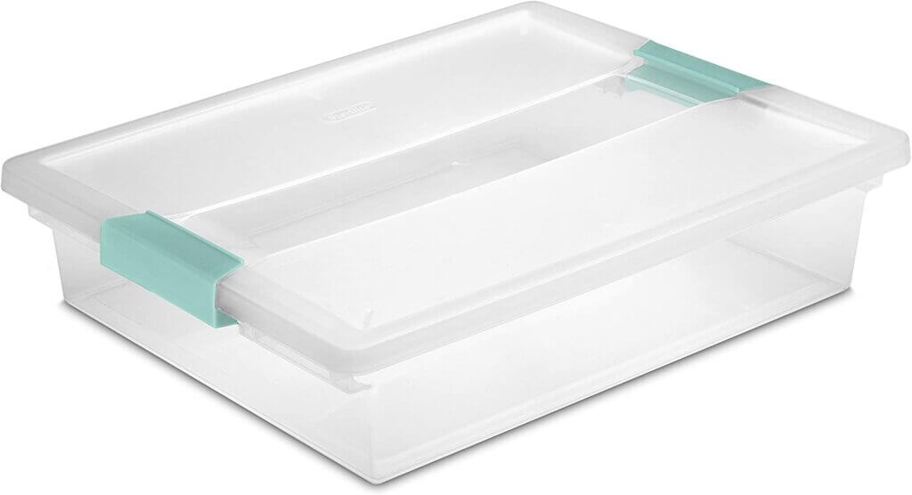 Sterilite Clear Plastic Miniature Storage Box